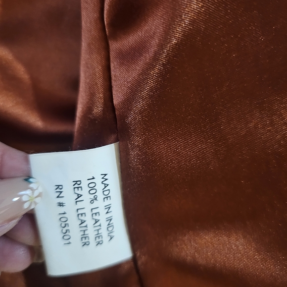 Vintage Double D Ranch Burnt Orange Suede Leather Southwestern Jacket S - Picture 6 of 9